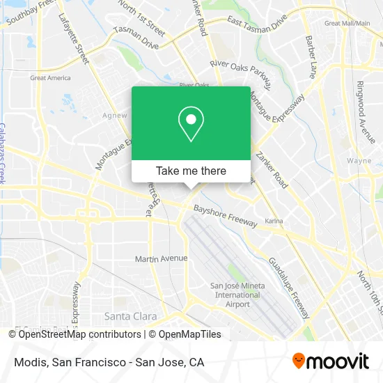 Modis map