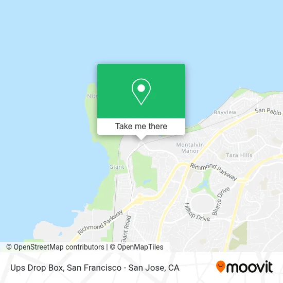 Ups Drop Box map
