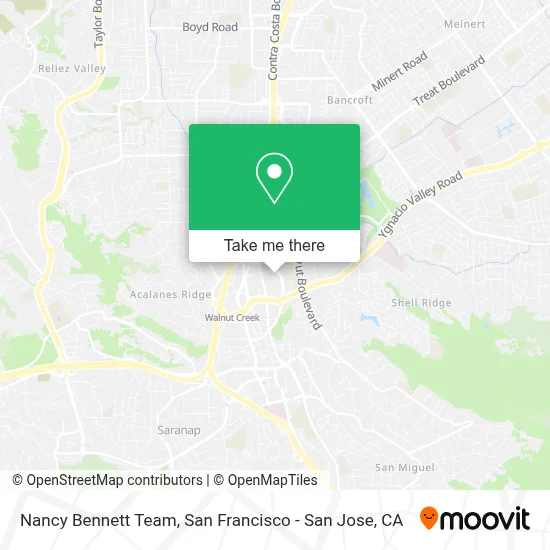 Nancy Bennett Team map