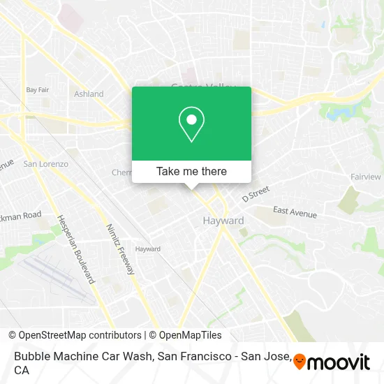 Bubble Machine Car Wash map