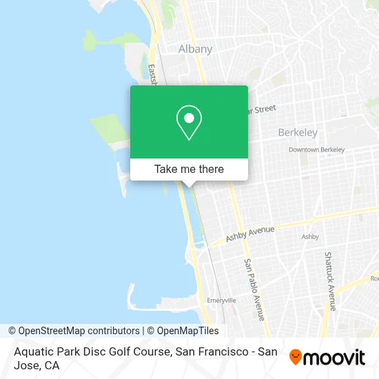 Aquatic Park Disc Golf Course map