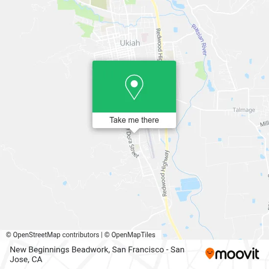 New Beginnings Beadwork map