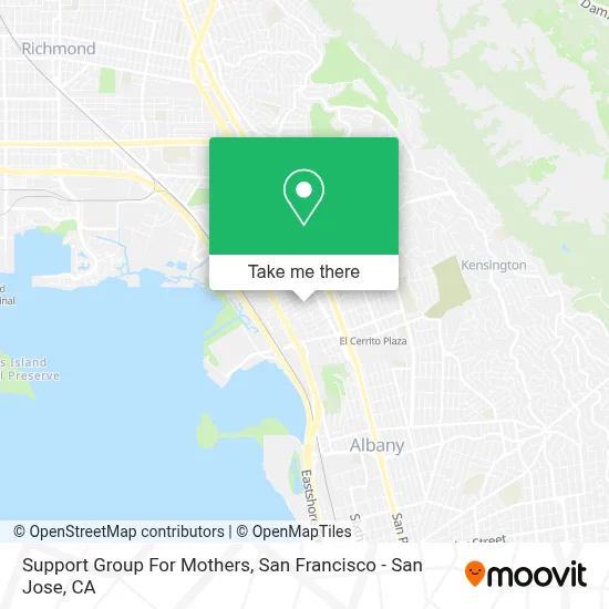 Support Group For Mothers map