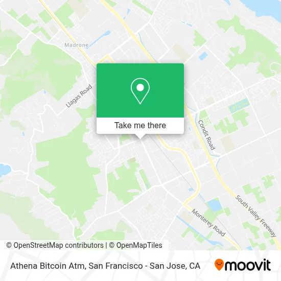 Athena Bitcoin Atm map