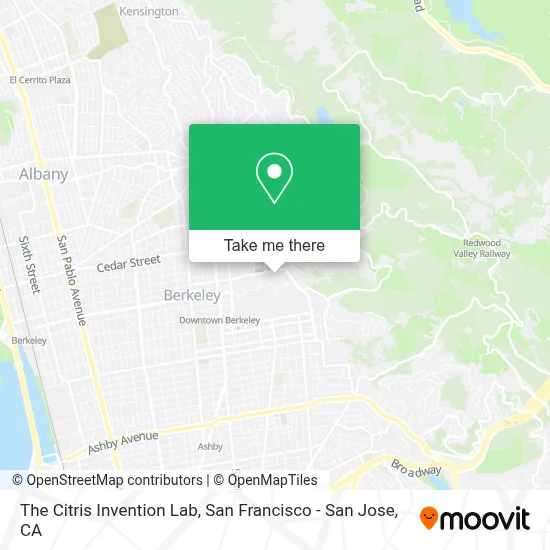 The Citris Invention Lab map