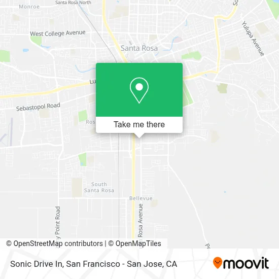 Sonic Drive In map