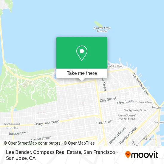 Lee Bender, Compass Real Estate map