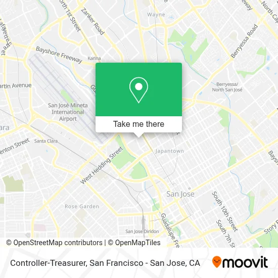 Controller-Treasurer map