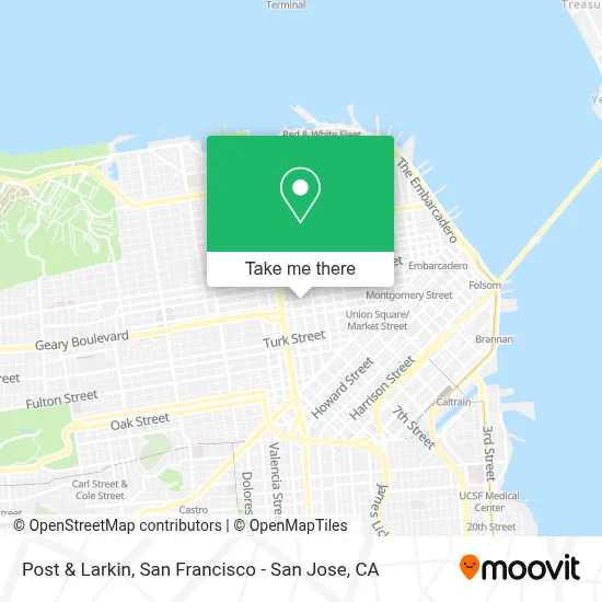 Post & Larkin map