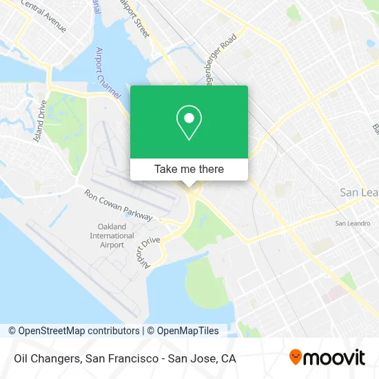 Oil Changers map