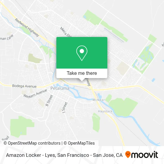 Amazon Locker - Lyes map