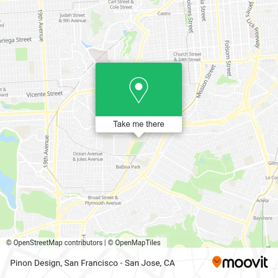 Pinon Design map