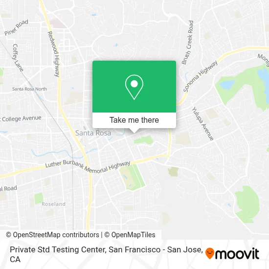 Private Std Testing Center map