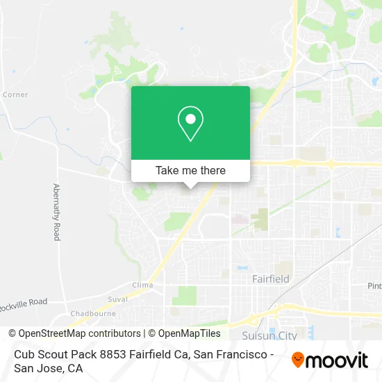 Cub Scout Pack 8853 Fairfield Ca map