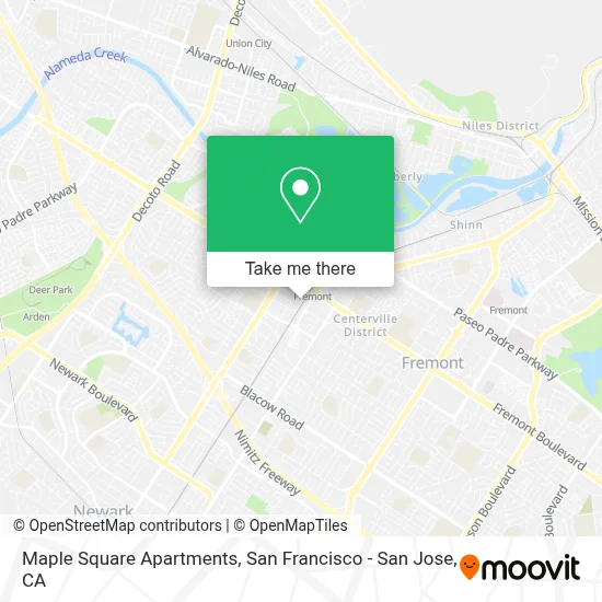Maple Square Apartments map