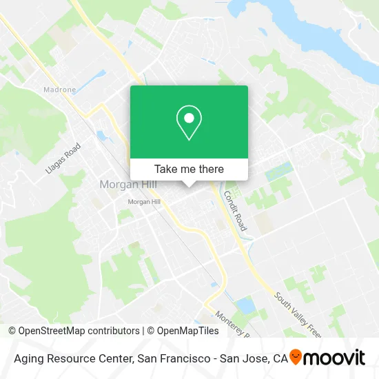 Aging Resource Center map