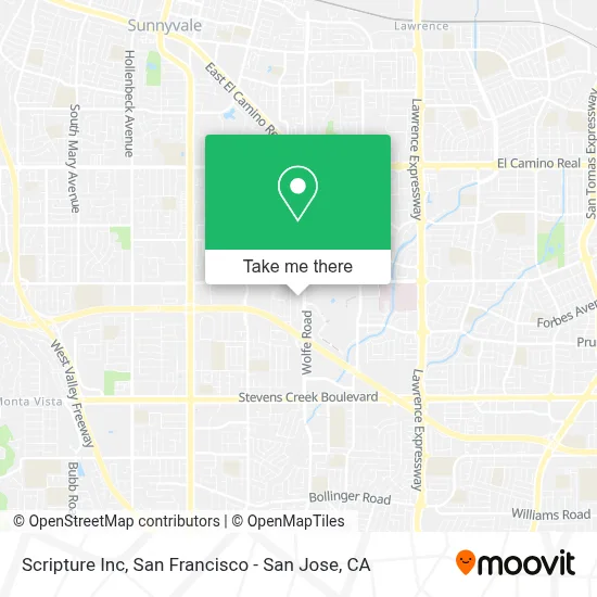 Scripture Inc map