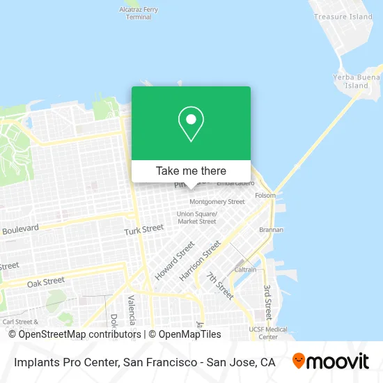 Implants Pro Center map