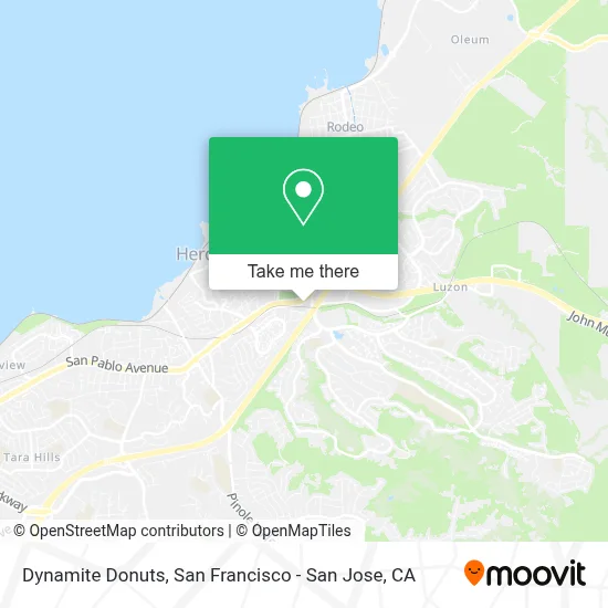 Dynamite Donuts map