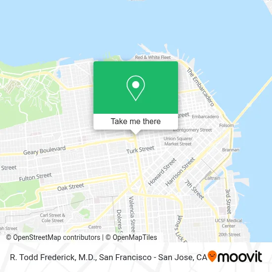 R. Todd Frederick, M.D. map