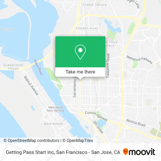 Getting Pass Start Inc map