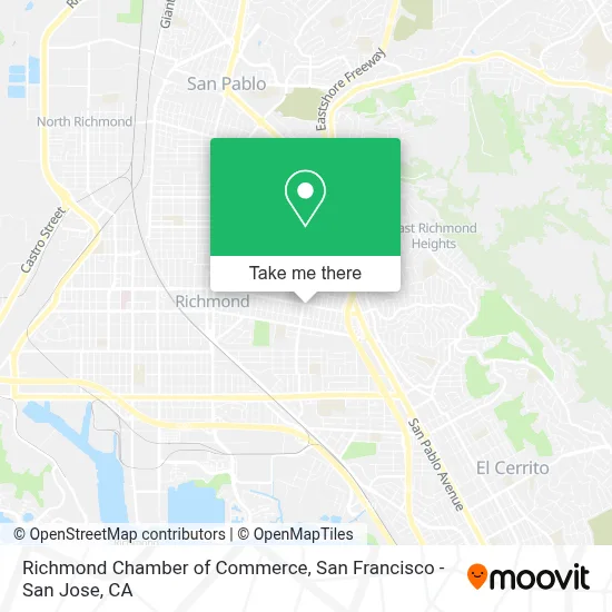 Richmond Chamber of Commerce map