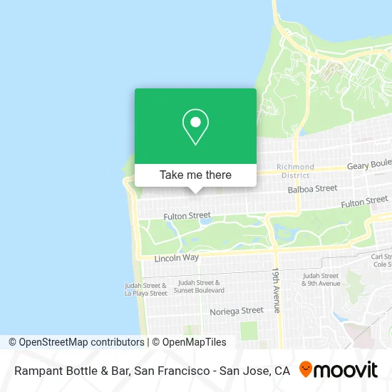 Rampant Bottle & Bar map