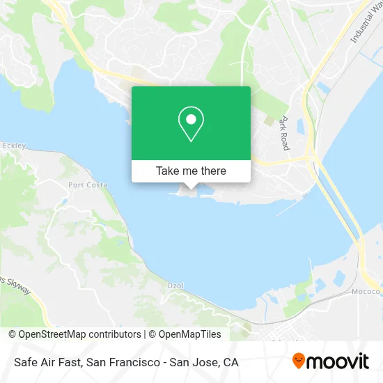 Safe Air Fast map