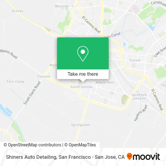 Shiners Auto Detailing map