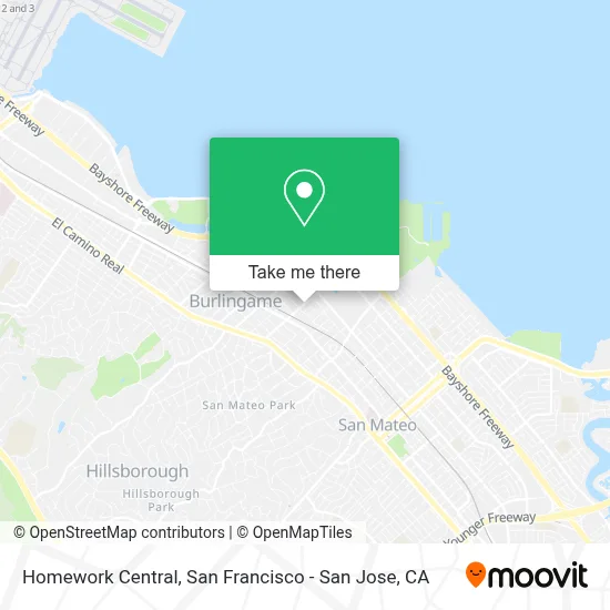 Homework Central map