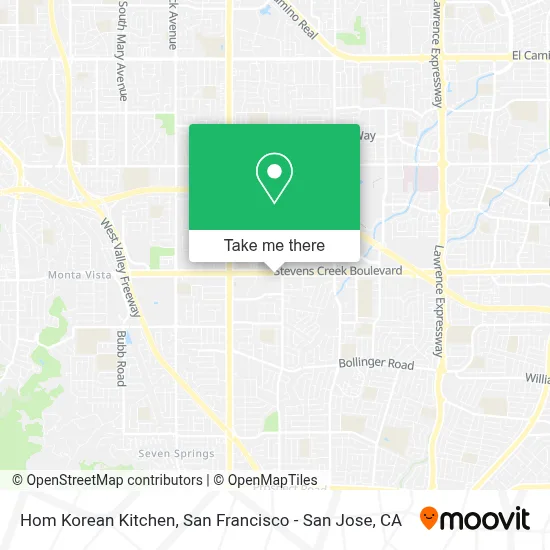 Hom Korean Kitchen map