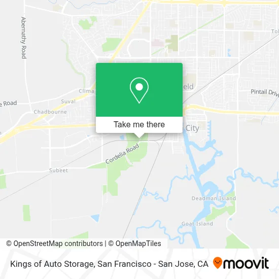 Kings of Auto Storage map