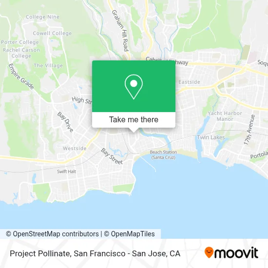 Project Pollinate map