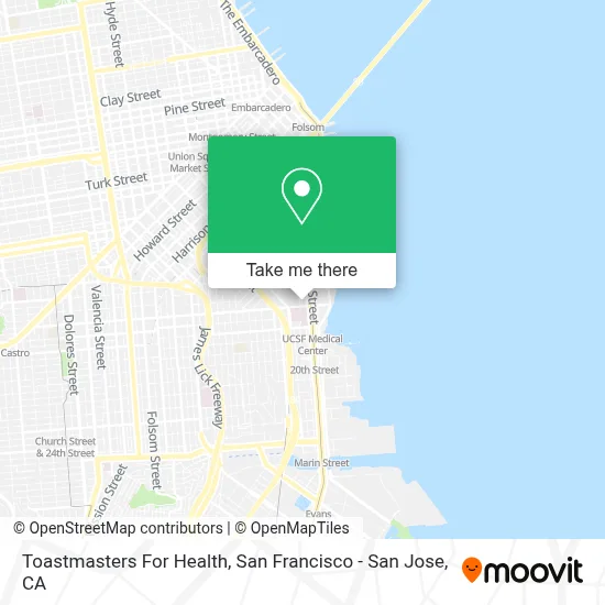 Toastmasters For Health map