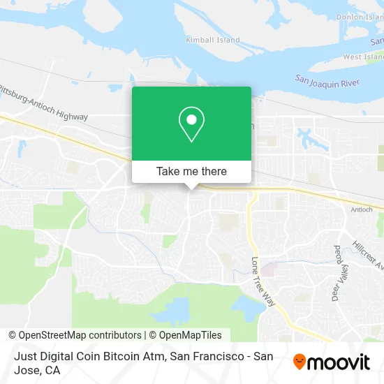 Just Digital Coin Bitcoin Atm map