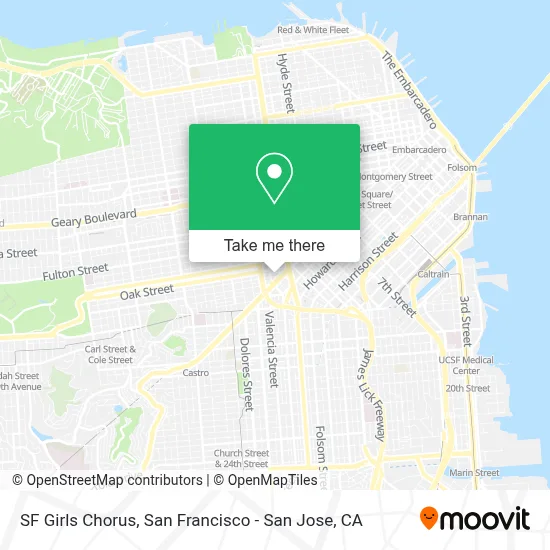 SF Girls Chorus map