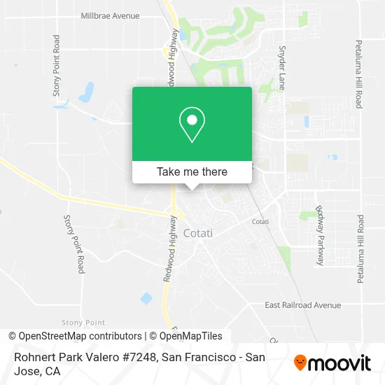 Rohnert Park Valero #7248 map