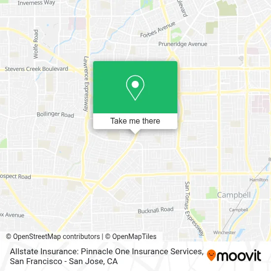 Allstate Insurance: Pinnacle One Insurance Services map
