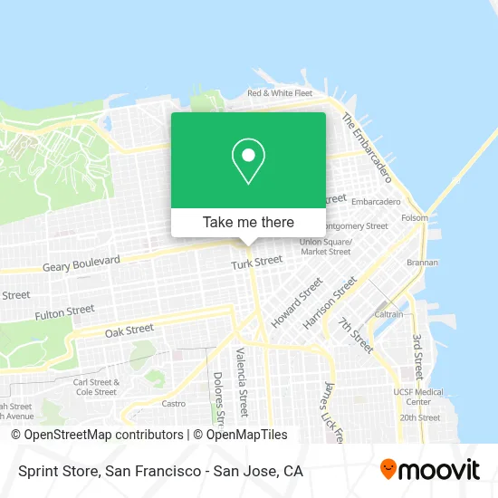 Sprint Store map
