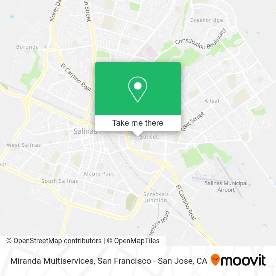Miranda Multiservices map