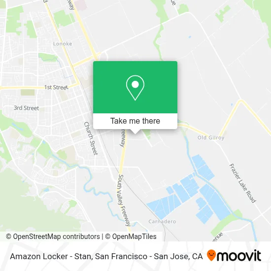 Amazon Locker - Stan map