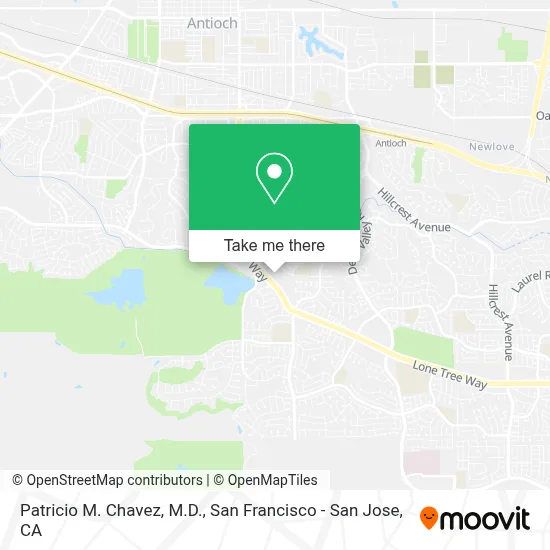 Patricio M. Chavez, M.D. map