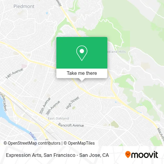 Expression Arts map