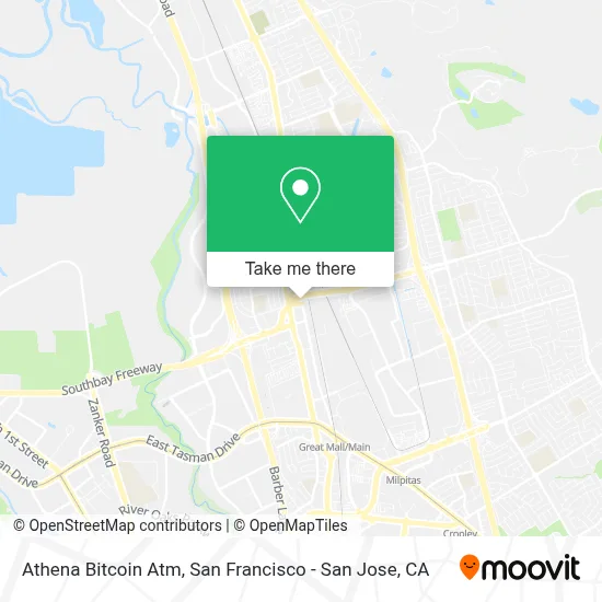 Athena Bitcoin Atm map