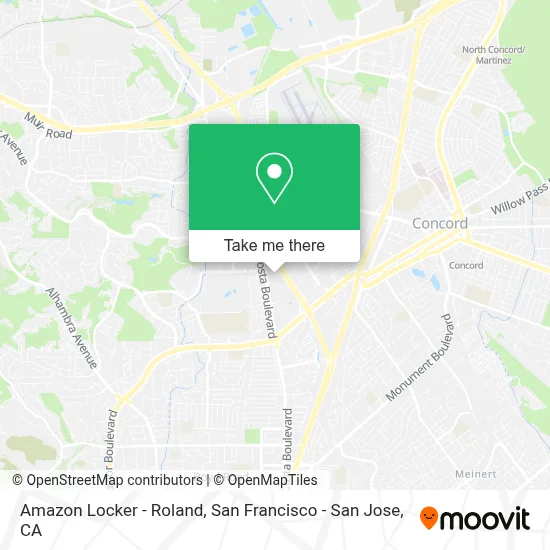 Amazon Locker - Roland map
