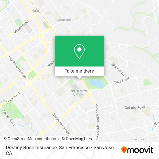 Destiny Rose Insurance map