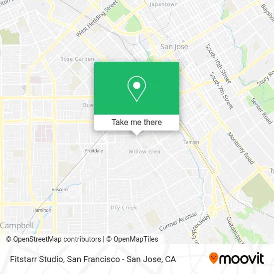 Fitstarr Studio map