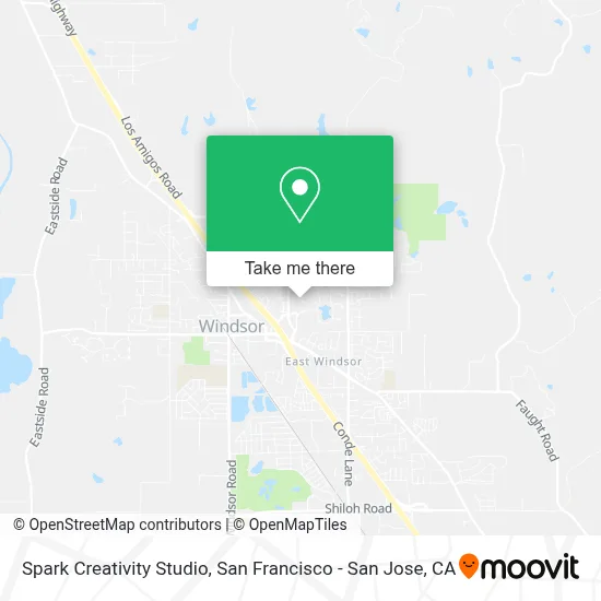 Spark Creativity Studio map