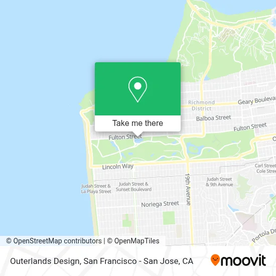 Outerlands Design map
