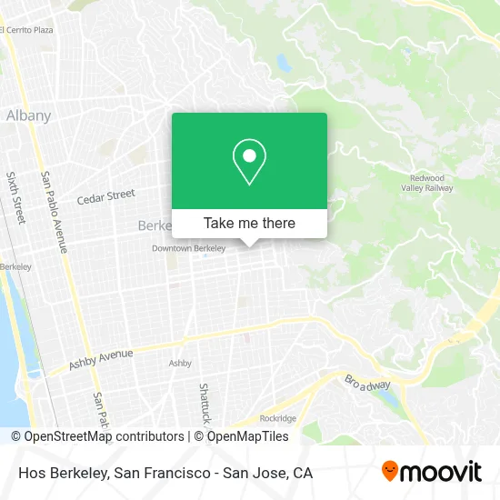 Hos Berkeley map